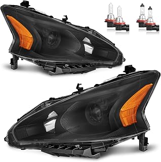 Headlights for 2013-2015 Nissan with High/Low Beam Bulbs
