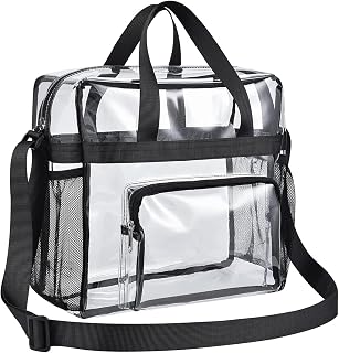 Stadium Approved Clear Shoulder Bag for Concerts, Work and Sports