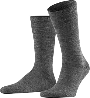 FALKE Men's Sensitive Berlin Socks Wide Tops For A Soft Grip On The Leg Suitable For Diabetics For Everyday Work Breathable Climate-Regulating Odour-Neutralising Wool Cotton 1 Pair