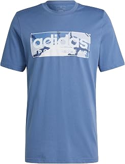 adidas Men's Camo Linear Graphic Tee T-Shirt