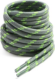VSUDO Hiking Shoe Laces, Heavy Duty Work Boot Laces, Solid Hiking Boots Laces