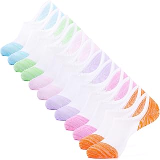 IDEGG Women & Men No Show Low Cut Anti‑Slip Casual Sports Running Socks