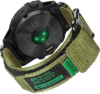 Compatible con Garmin Nylon Reloj Correa deportiva para fēnix/Forerunner/Approach/MARQ/quatix/D2 Series Correa de repuesto para hombre