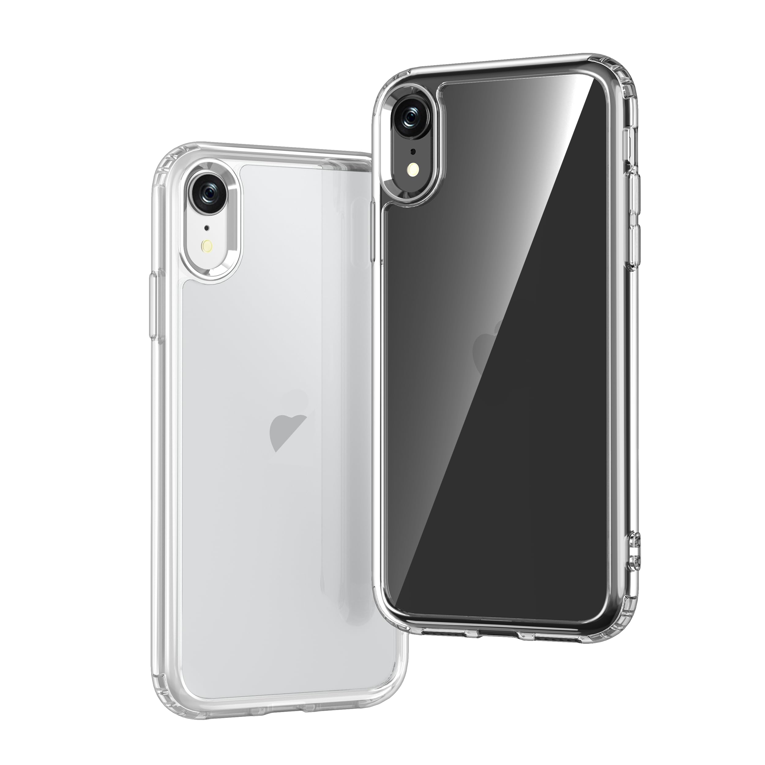 ONES iPhone XR HD Durchsichtig Dünn Hart Hülle『Stoßfest Airbag Militärstandard』『