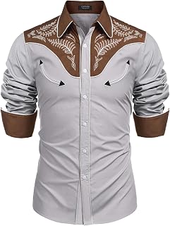 COOFANDY Men's Short Sleeve Casual Shirt Summer Button Down Shirt Travel Vacation Shirt