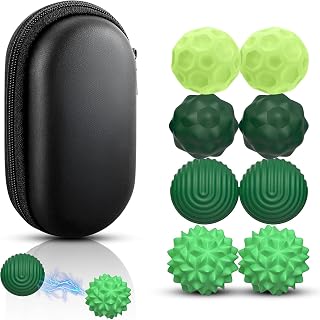 8 Pieces Fidget Toys Stress Balls, Magnetic Balls for Hand Massage Balls, Magnetic Decompression Ball for Fingertip Massage Stress Relieve Stress (Green)