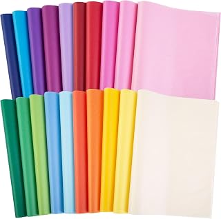 SHINDEL 330 Sheets Tissue Paper Bulk, 14X10 inch Colored Gift Tissue Paper | Tissue Paper for Gift Bags DIY Crafts Birthday, Classrooms Wedding Fall Halloween Holidays Decor 20 Colors