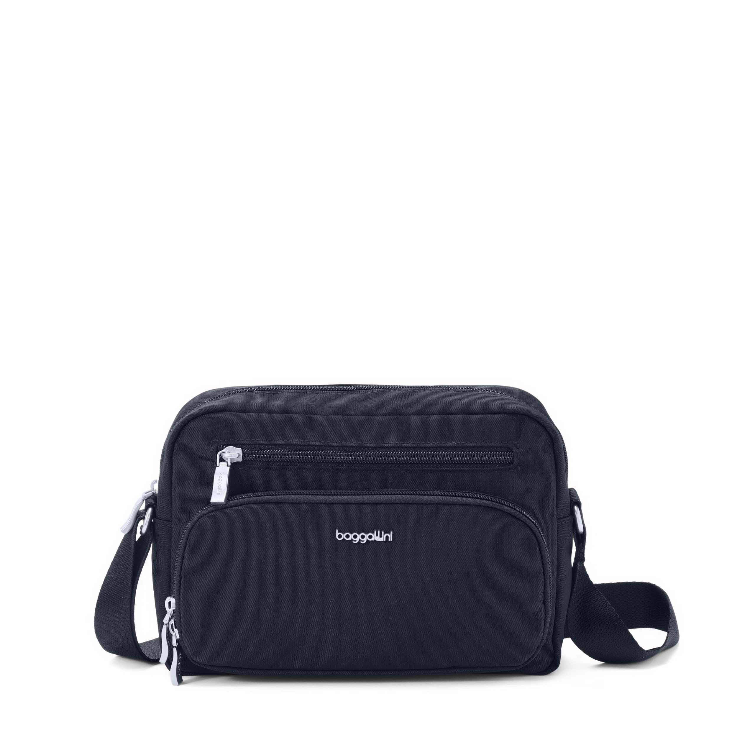 Modern All Time Crossbody - Lightweight 10.2x7.4 RFID Purse w/Built-In Wallet, A