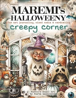 MAREMI'S Halloweeny for art journaling, mixed media & cardmaking CREEPY CORNER: 700+ Seasonal Images