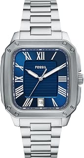 Fossil Men's Crosby Three-Hand Date Stainless Steel Watch, FS6121
