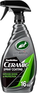Turtle Wax Hybrid Solutions Ceramic Spray Wax Coating, 16 oz (Pack of 1) | High Shine Car Wax, Offers Durable Paint Protection, Extreme Water Beading Action, Safe for Glass, Wheels, Trim &amp; More