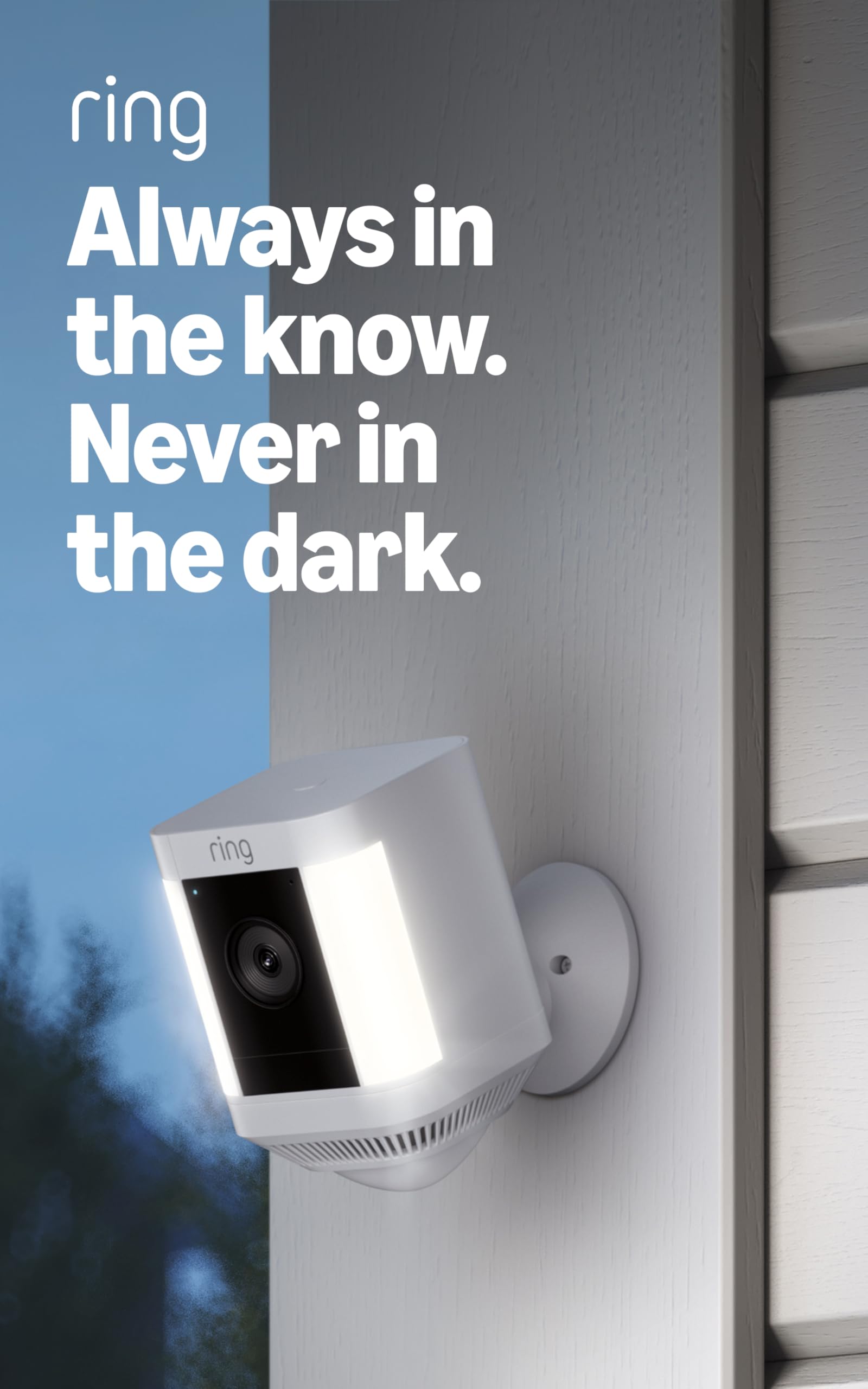 Ring Spotlight Cam Plus, Battery, Home or Business Security with HD video, Two-W
