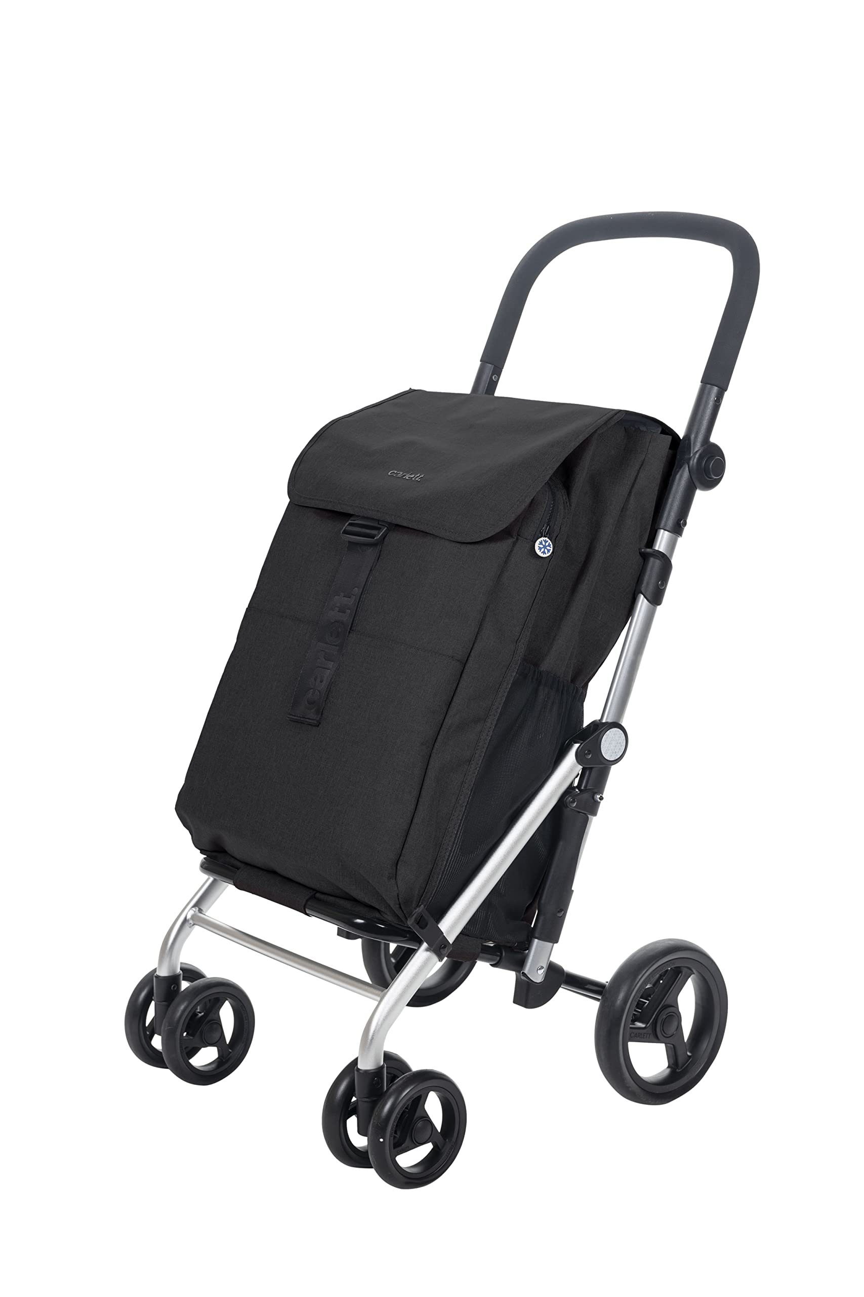 Carlett Pack Classic Family | Folding Shopping Cart with Gift Hook | High Perfor