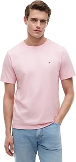Tommy Hilfiger Men's Short-Sleeved T-Shirt Seasonal Solid Tee with Round Neck