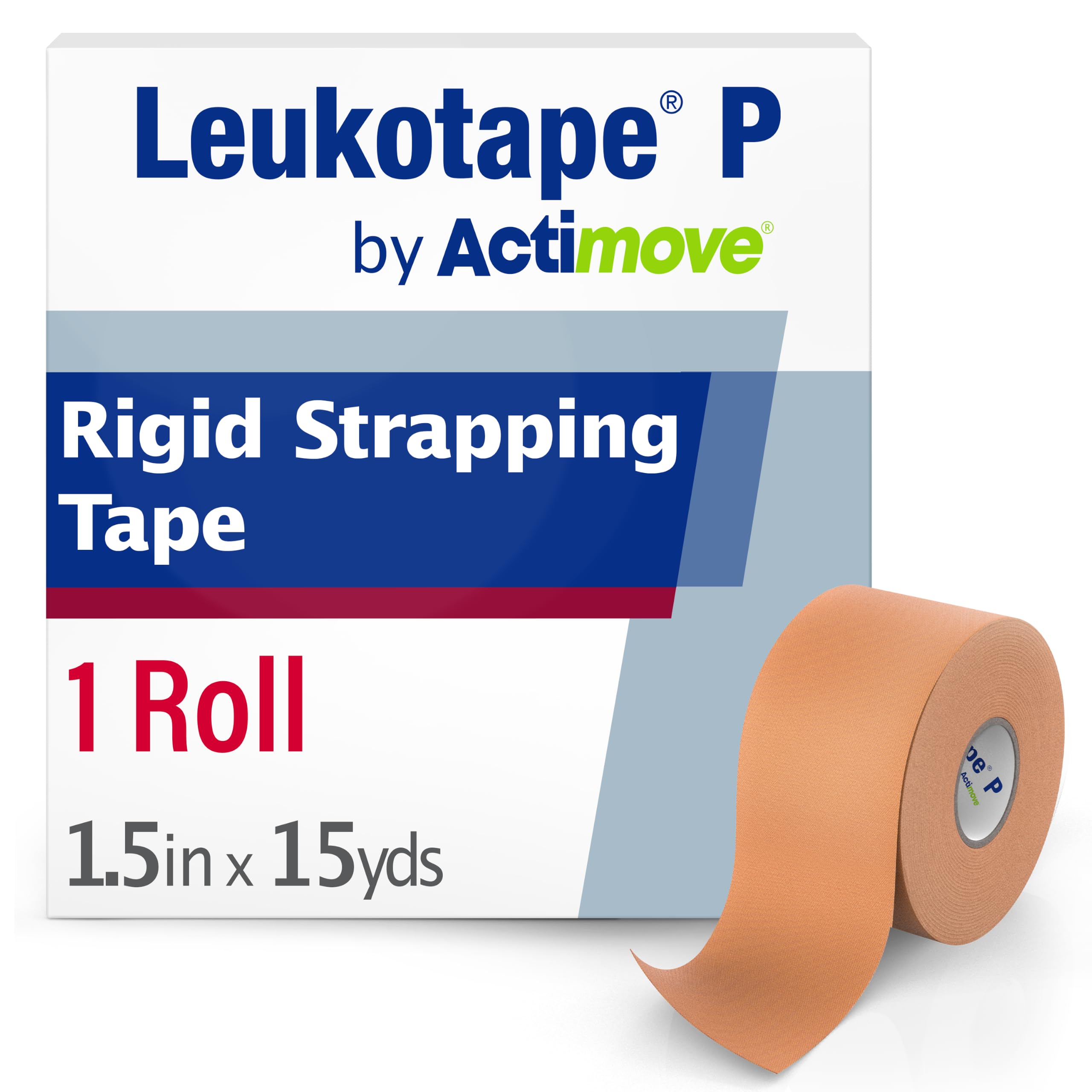 Leukotape P Adhesive Strapping Tape – for Sports Injuries, Strains and Sprains -