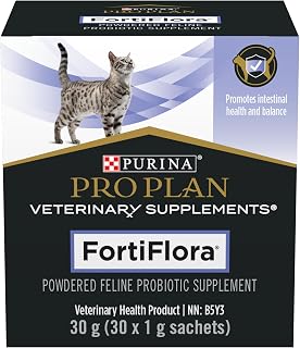 Purina Pro Plan Veterinary Supplements Fortiflora Powdered Cat Probiotics - 30 g sachets (Pack of 30)