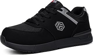 LARNMERN Pro - Safety Shoes for Men, Steel Toe, Non-Slip Protection, Lightweight, Breathable, Work Shoes, Size 36-49 EU