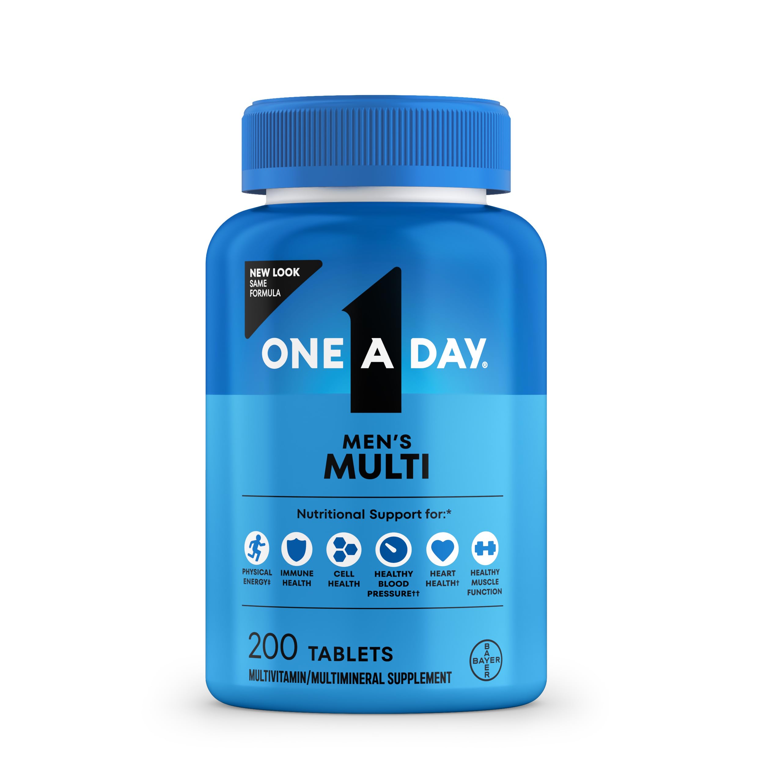 One A Day Multivitamin for Men - Daily Mens Multivitamins with Vitamin D, Zinc, 