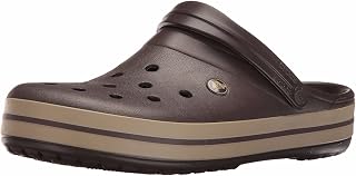 Crocs Crocband Unisex Adult Clogs, Espresso Khaki, 45/46 EU