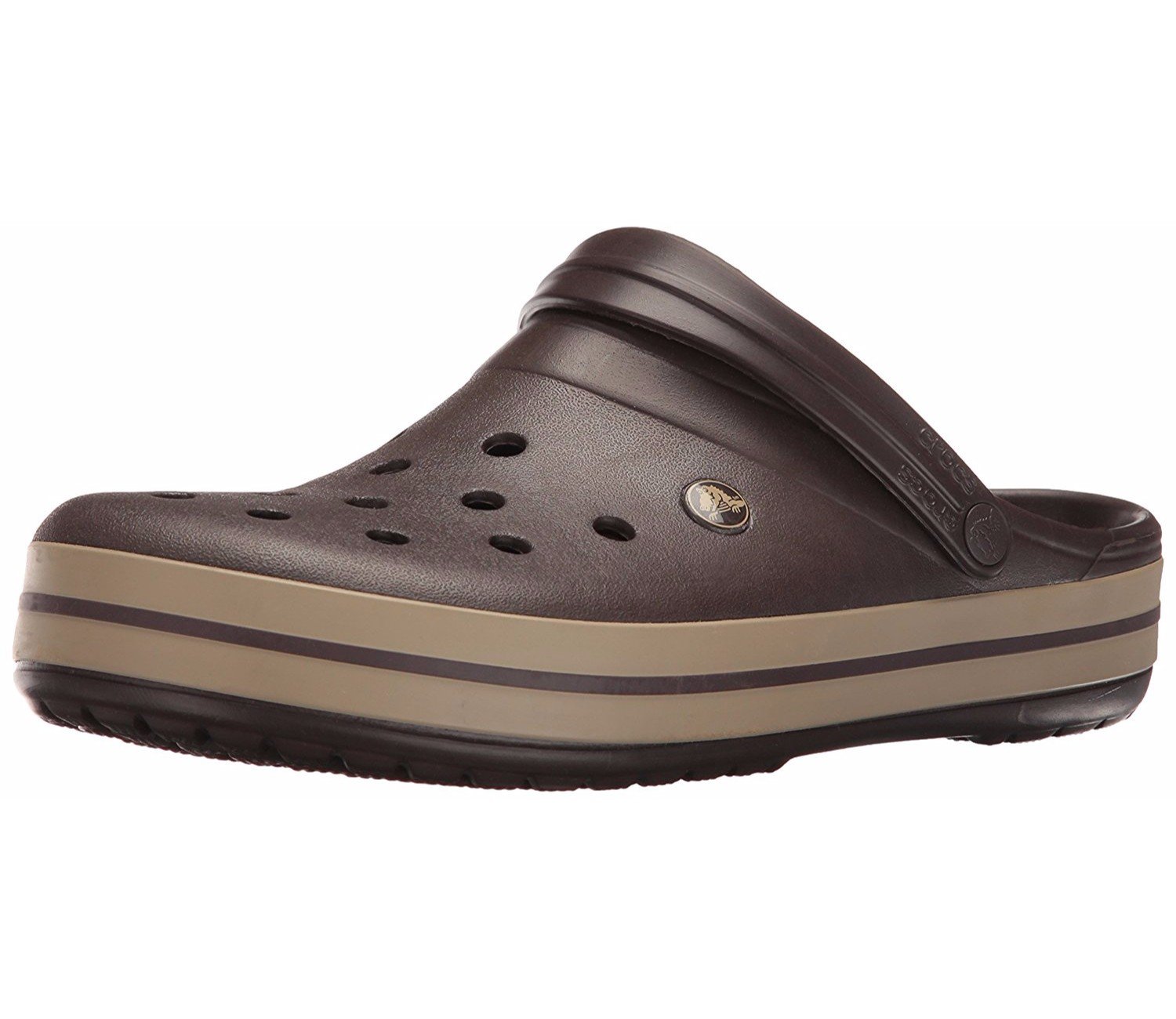 Crocs Crocband Unisex Adult Clogs, Espresso Khaki, 45/46 EU