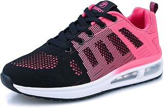 Youecci Women's Running Shoes Sports Fitness Running Sneakers Lace Up Outdoor Shoes with Comfortable