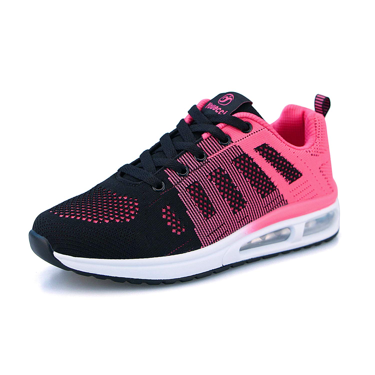 Youecci Women's Running Shoes Sports Fitness Running Sneakers Lace Up Outdoor Sh