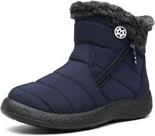 Hsyooes Women's Snow Boots Waterproof Winter Booties