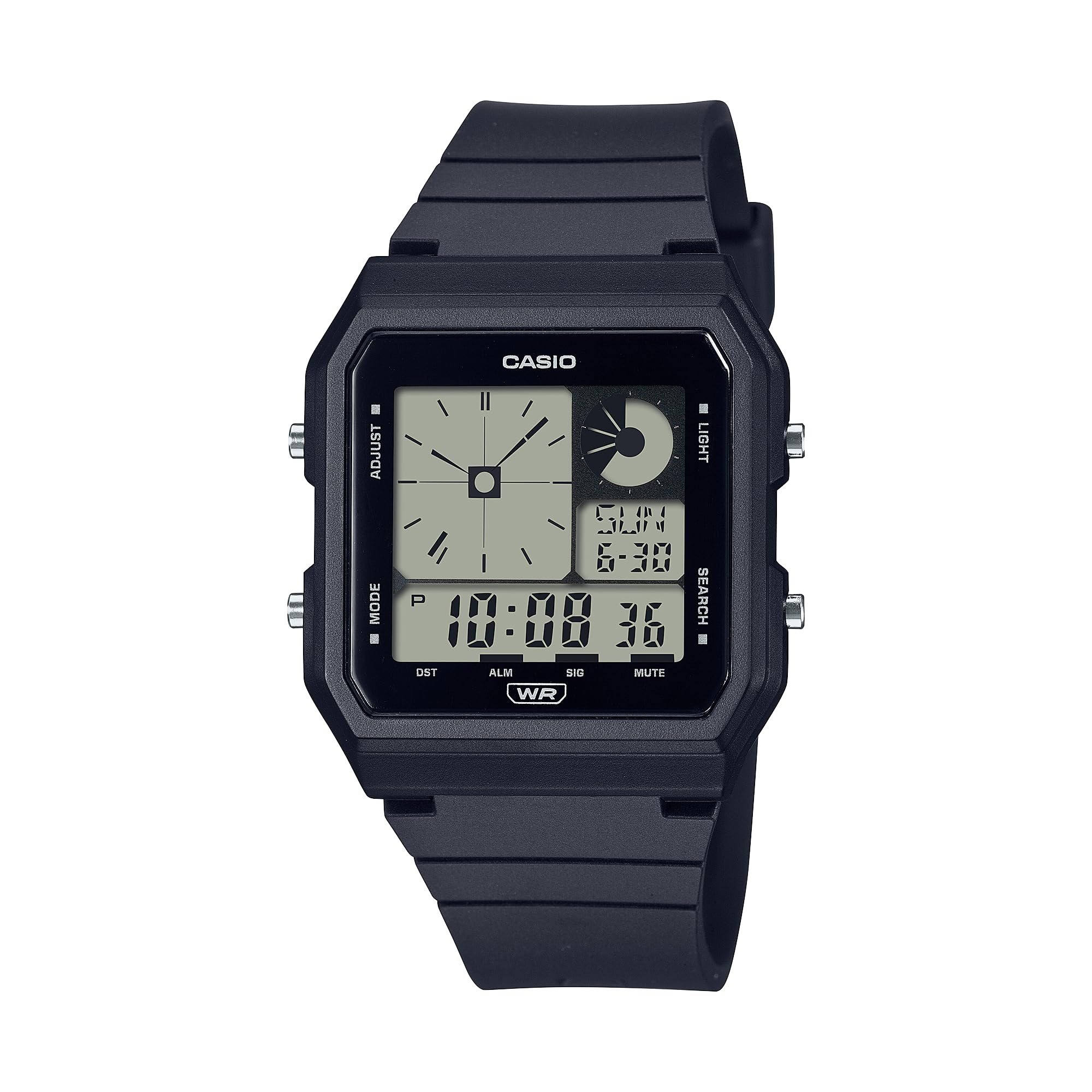 Casio POP Bio-Based Renewable Band LED Backlight Daily Alarm Digital Watch