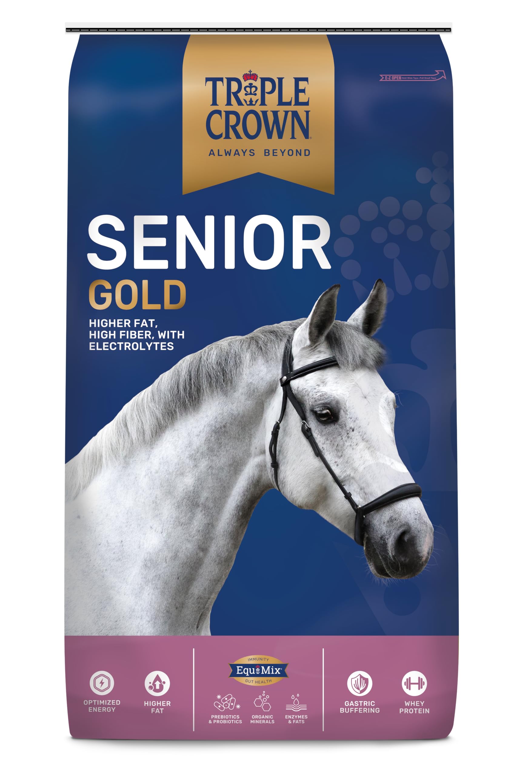 Triple Crown Senior Gold Premium Horse Feed, EquiMix Superior Nutrition, Texture