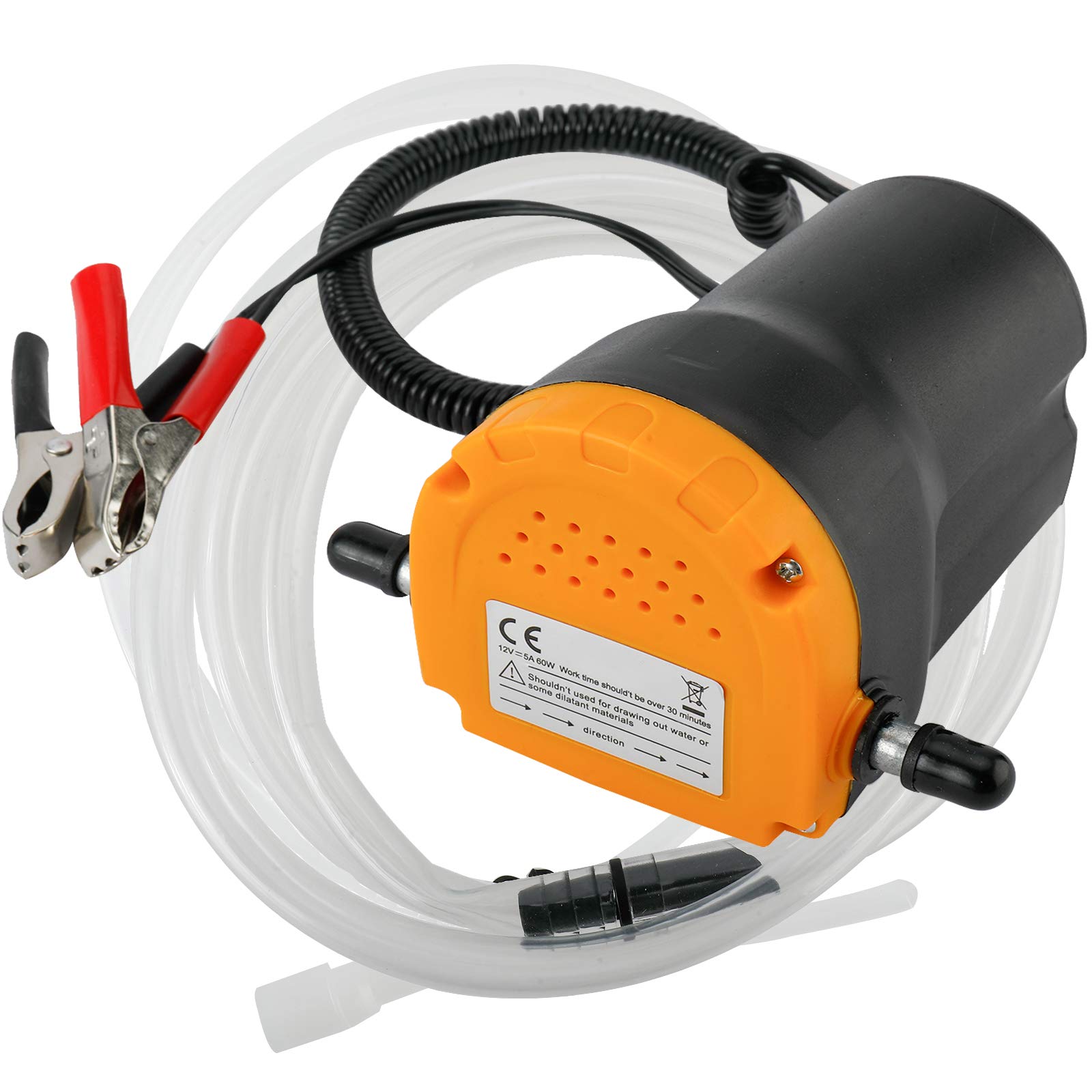 Amarine Made Oil Pump, Oil Extractor Pump 12V 60W Oil Removal Pump for Fluid Cha