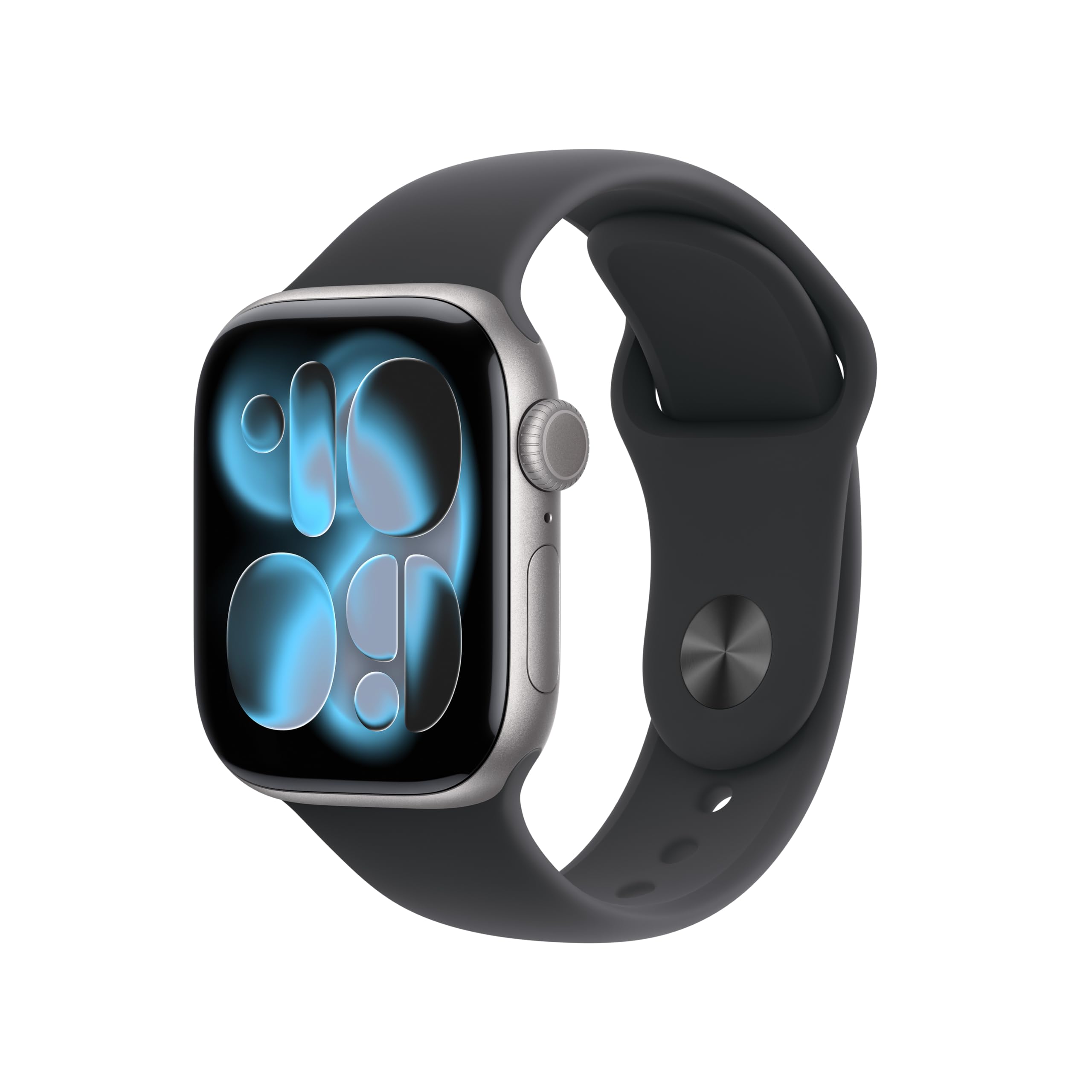 Apple Watch Series 11 GPS 42mm Smartwatch with Space Grey Aluminium Case with Bl