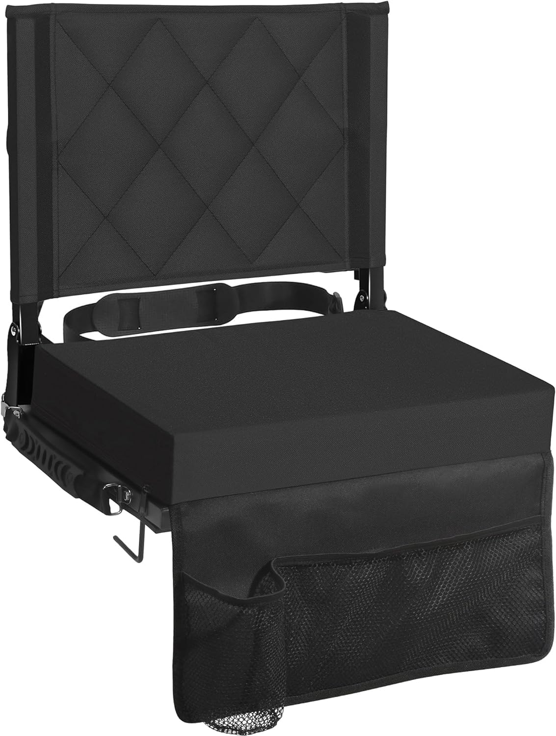 Sheenive Stadium Seats with Back Support, Padded Bleacher Seat Cushion | Wide Bl