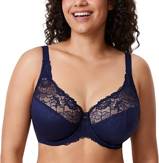 DELIMIRA Lace Minimizer Bra for Women
