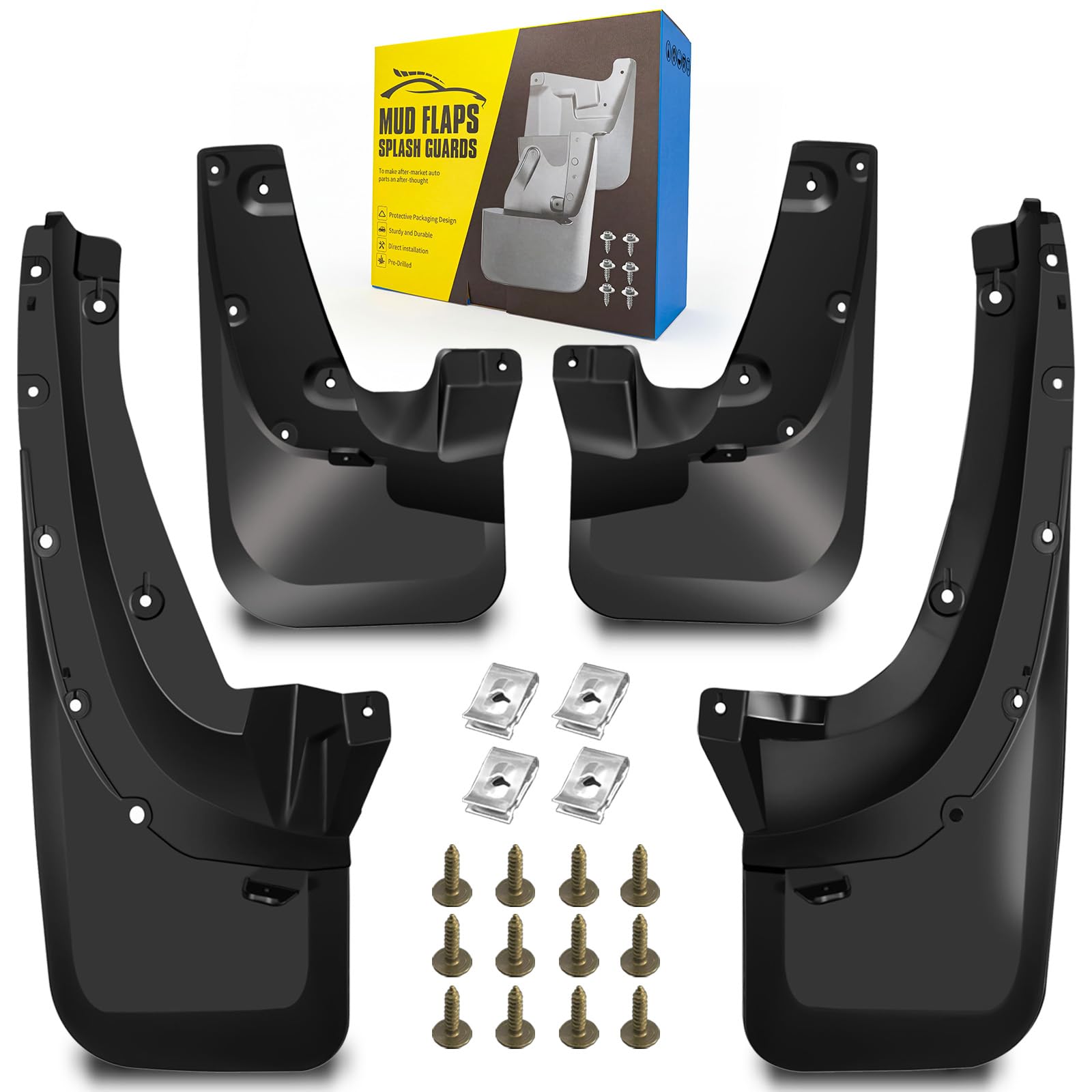 QUYDDC Mud Flaps Fit for 2003-2009 Toyo-ta 4Runner (Fit Sport /SR5, Not fit Limi