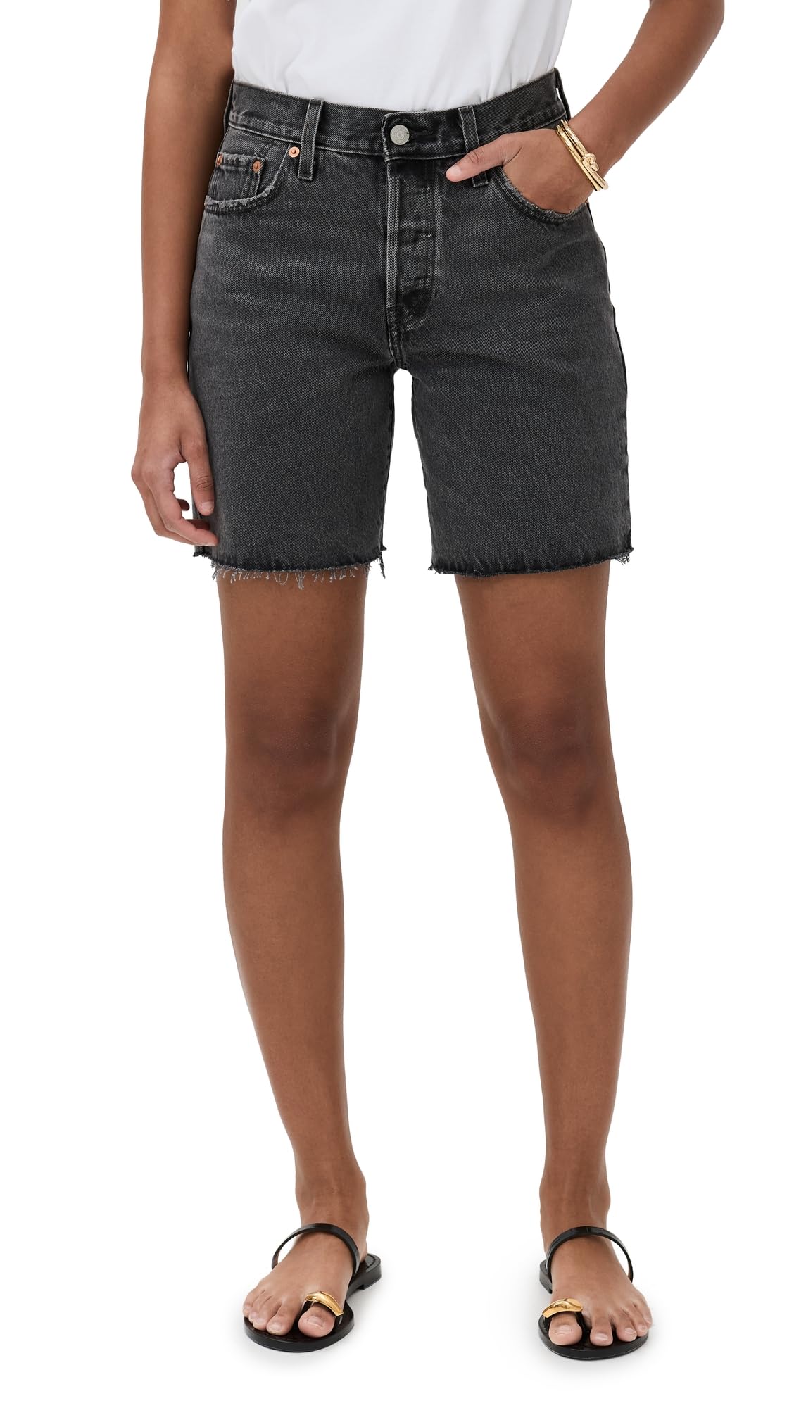 Levi's 501 Mid Thigh Women's Denim Shorts
