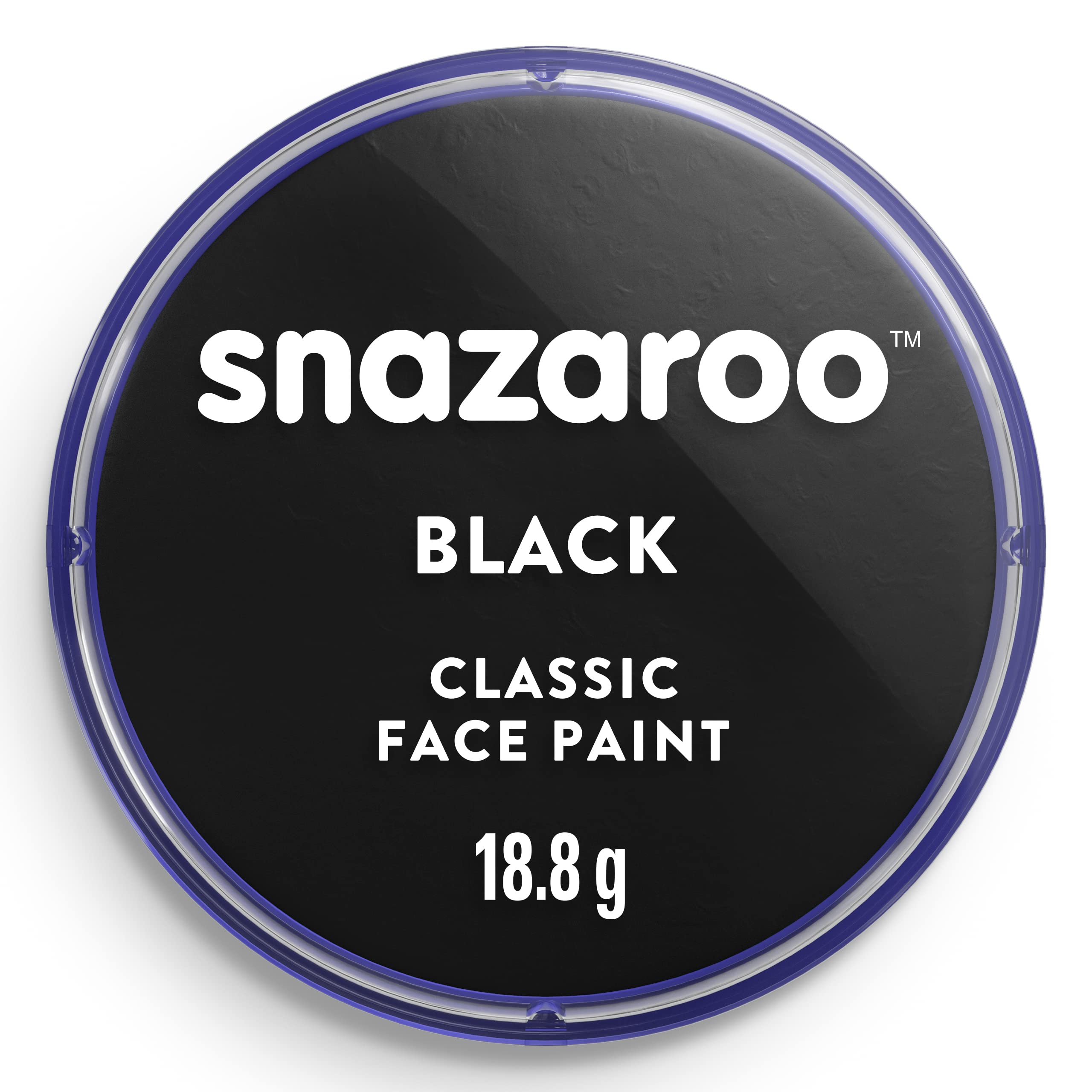 Snazaroo Halloween Classic Face and Body Paint, Black Colour, Water Based, Easil