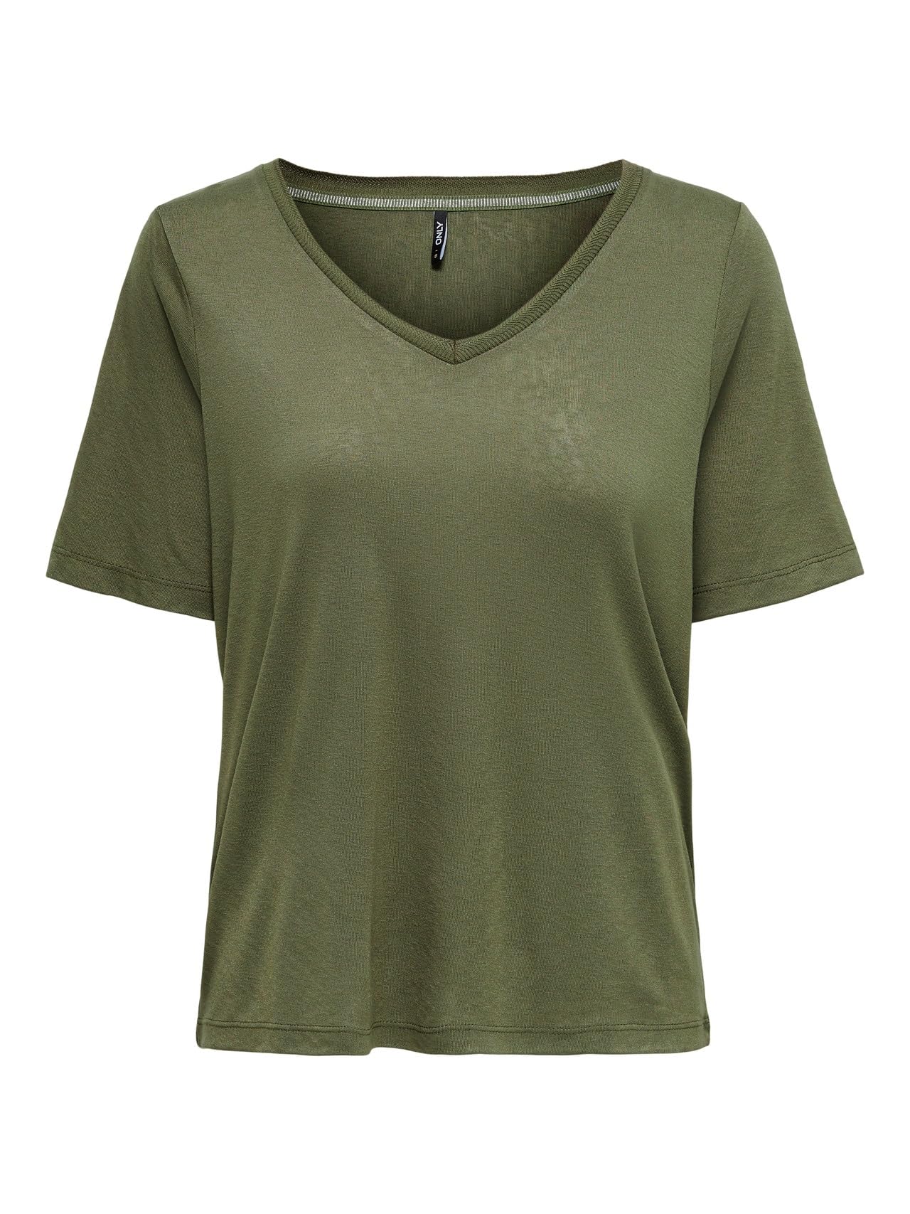 Only Onlelise S/S V-Neck Top Jrs T-Shirt for Women