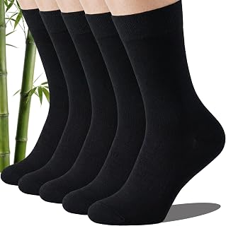 Bambus Socken Herren & Damen, 5/10 Paar Weich Komfortbund