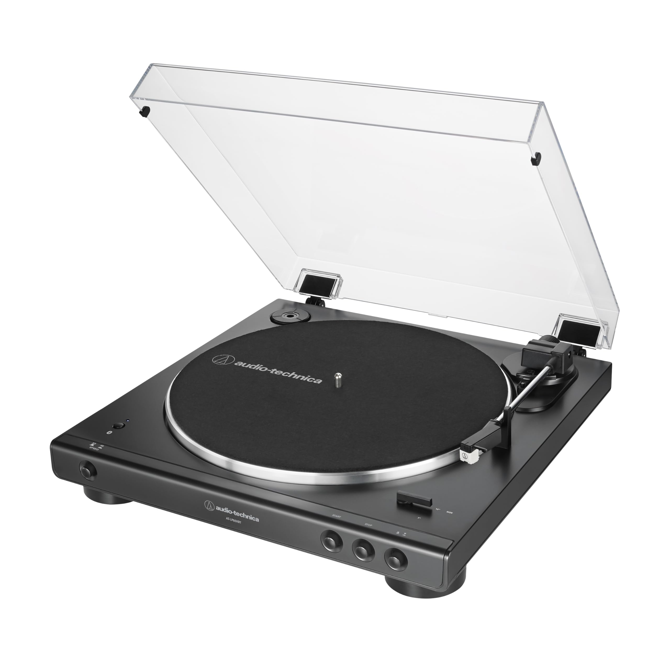 Audio-Technica AT-LP60XBT-BK Fully Automatic Wireless Belt-Drive Stereo Turntabl