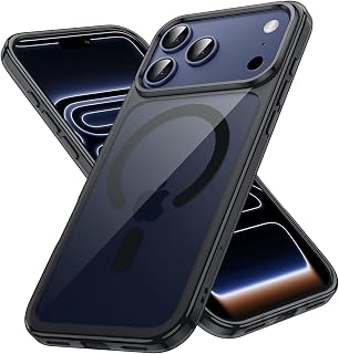 JETech Magnetic Cover for iPhone 17 Pro, Black