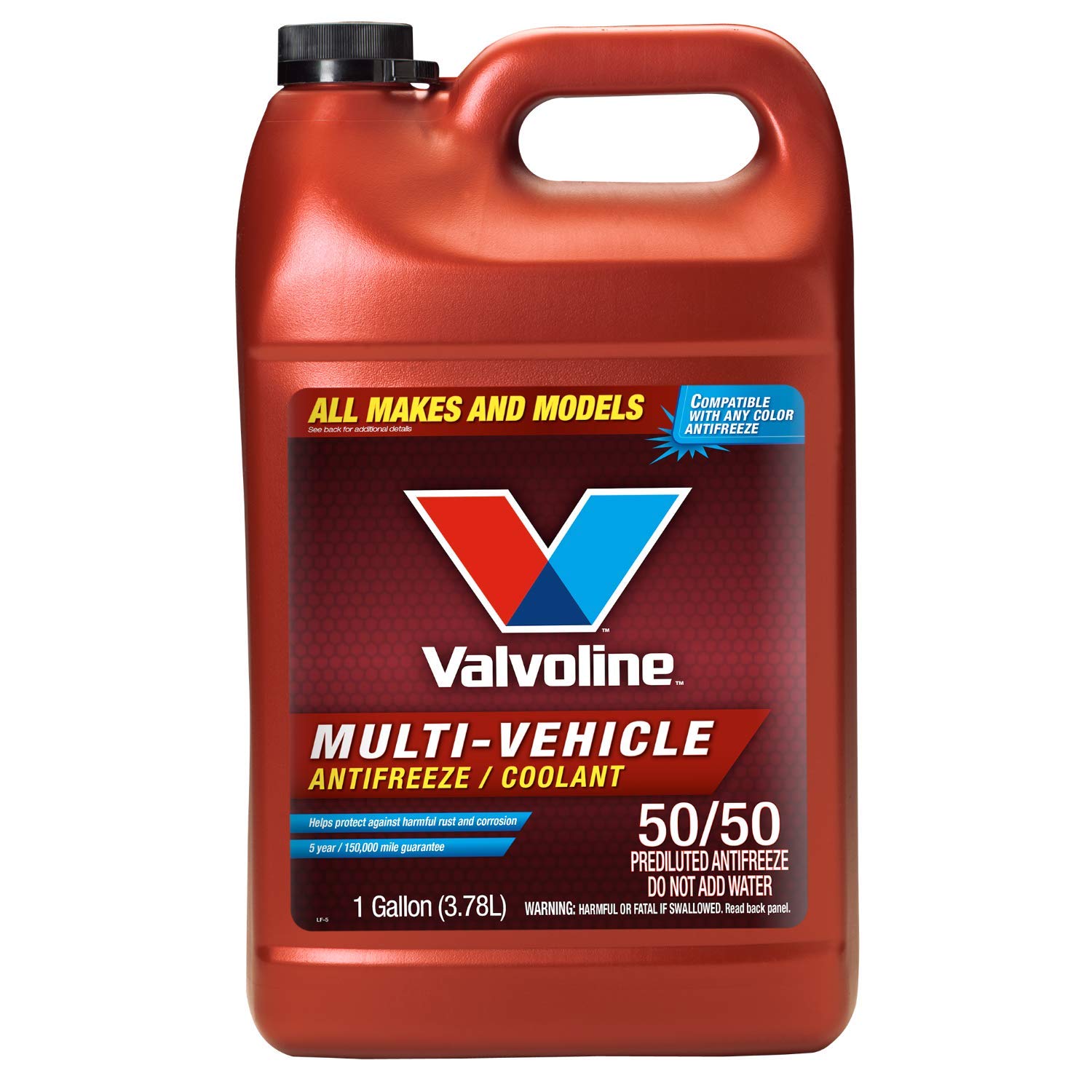 Valvoline Multi-Vehicle 50/50 Ready-to-Use Antifreeze Coolant 1 Gallon