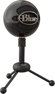 Blue Snowball USB Microphone (Gloss Black) (Renewed)