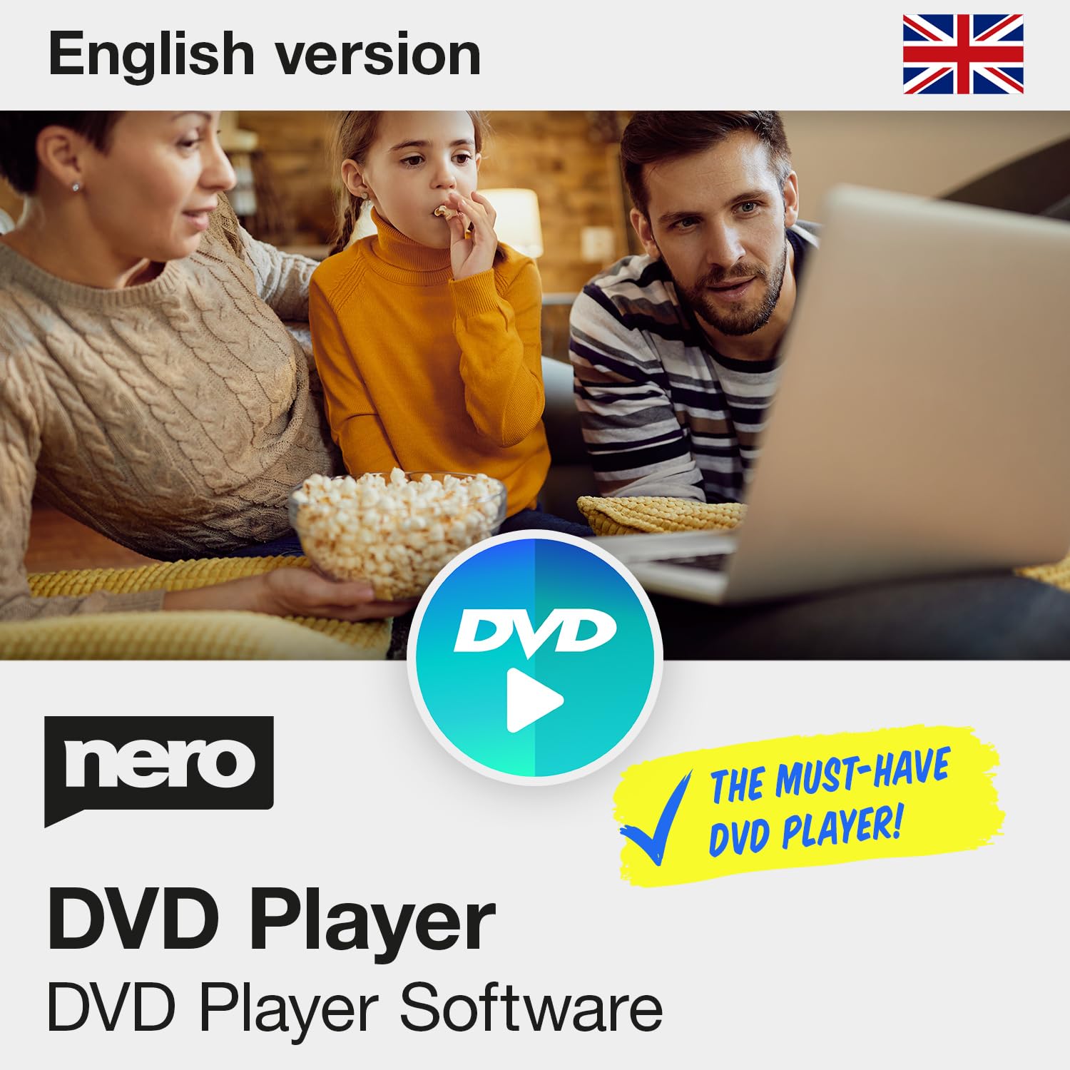 Nero DVD Player Unlimited Software | DVD Media Playback | Play DVDs with Menus, 