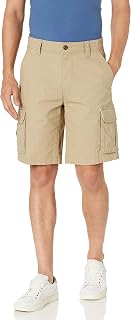 Amazon Essentials Men's 10" (25cm) Lightweight Cotton Blend Stretch Cargo Shorts