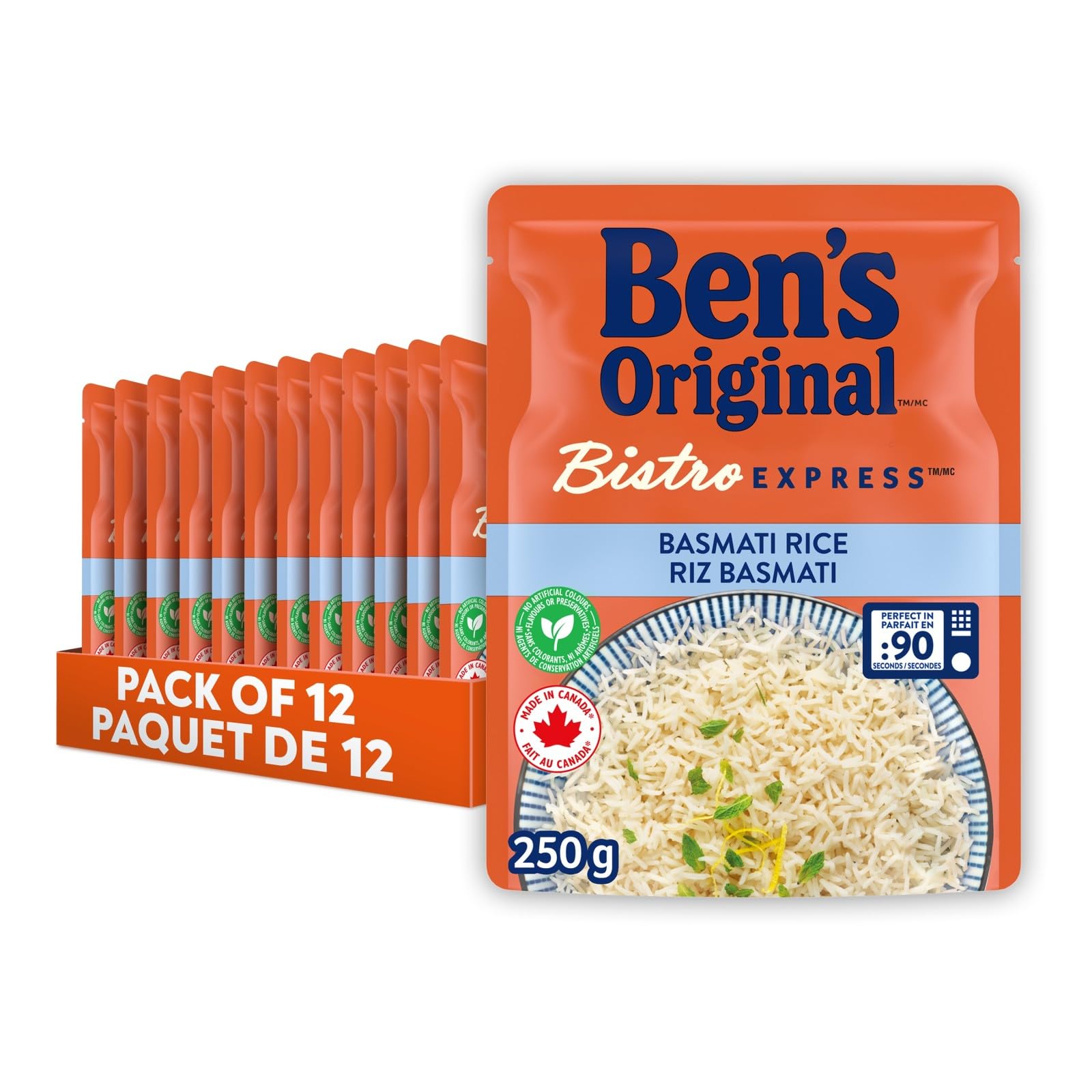 BEN'S ORIGINAL™ BISTRO EXPRESS™ Basmati Rice, 12PK CASE