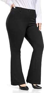 Tapata Pantaloni da donna elasticizzati bootcut taglie forti 71,1 cm/76,2