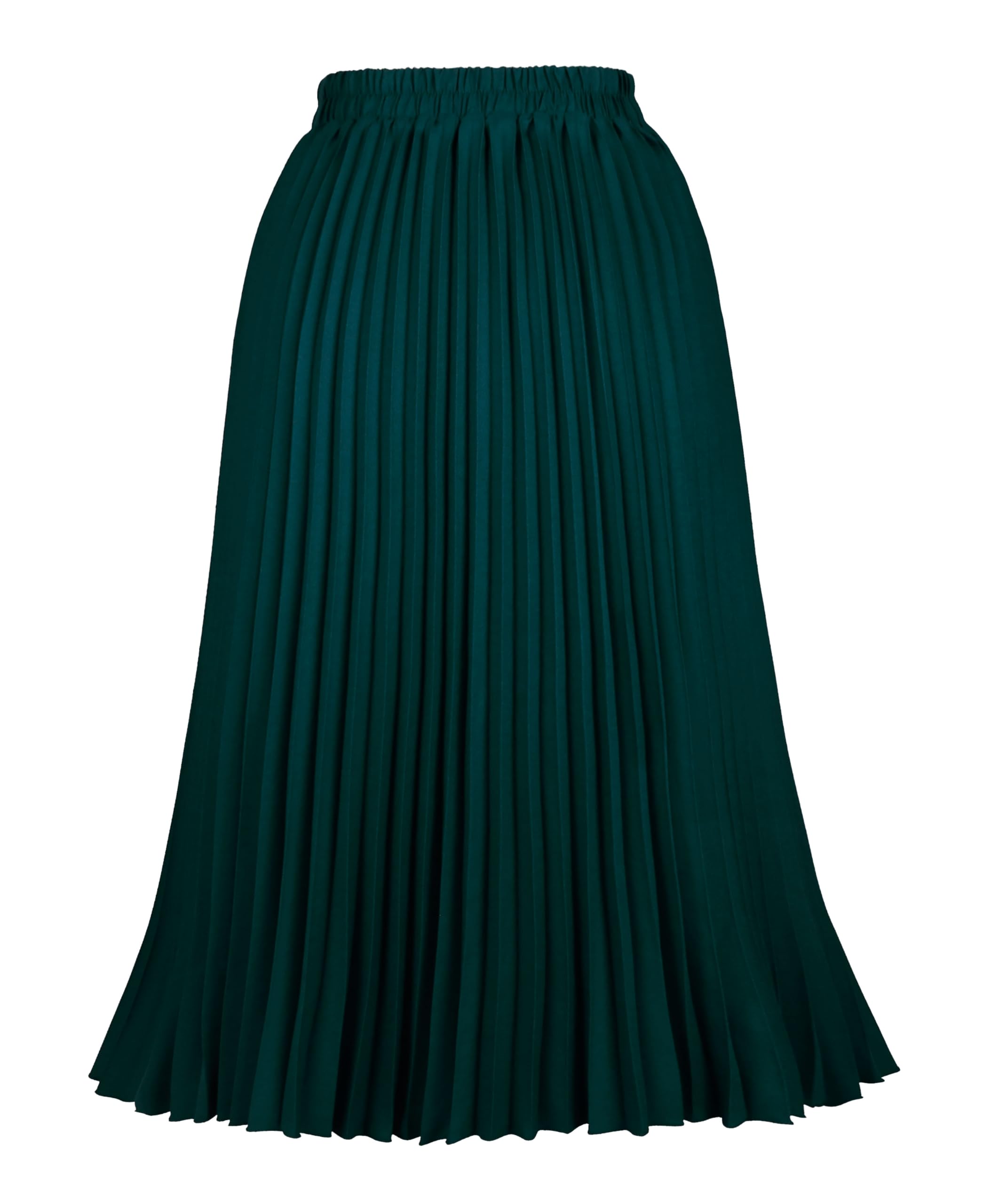 THHGPO Women's Pleated Skirts A-Line Swing Skirt