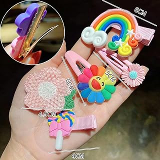 14 Pcs Baby Girl Hair Clips Cartoon Character Hair Clips Side Clip Exquisite High End