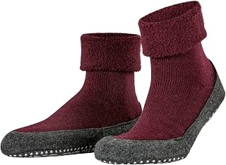 FALKE Men's Cosyshoe Slipper Socks Anti-Slip Nubs Printed On Felt Sole