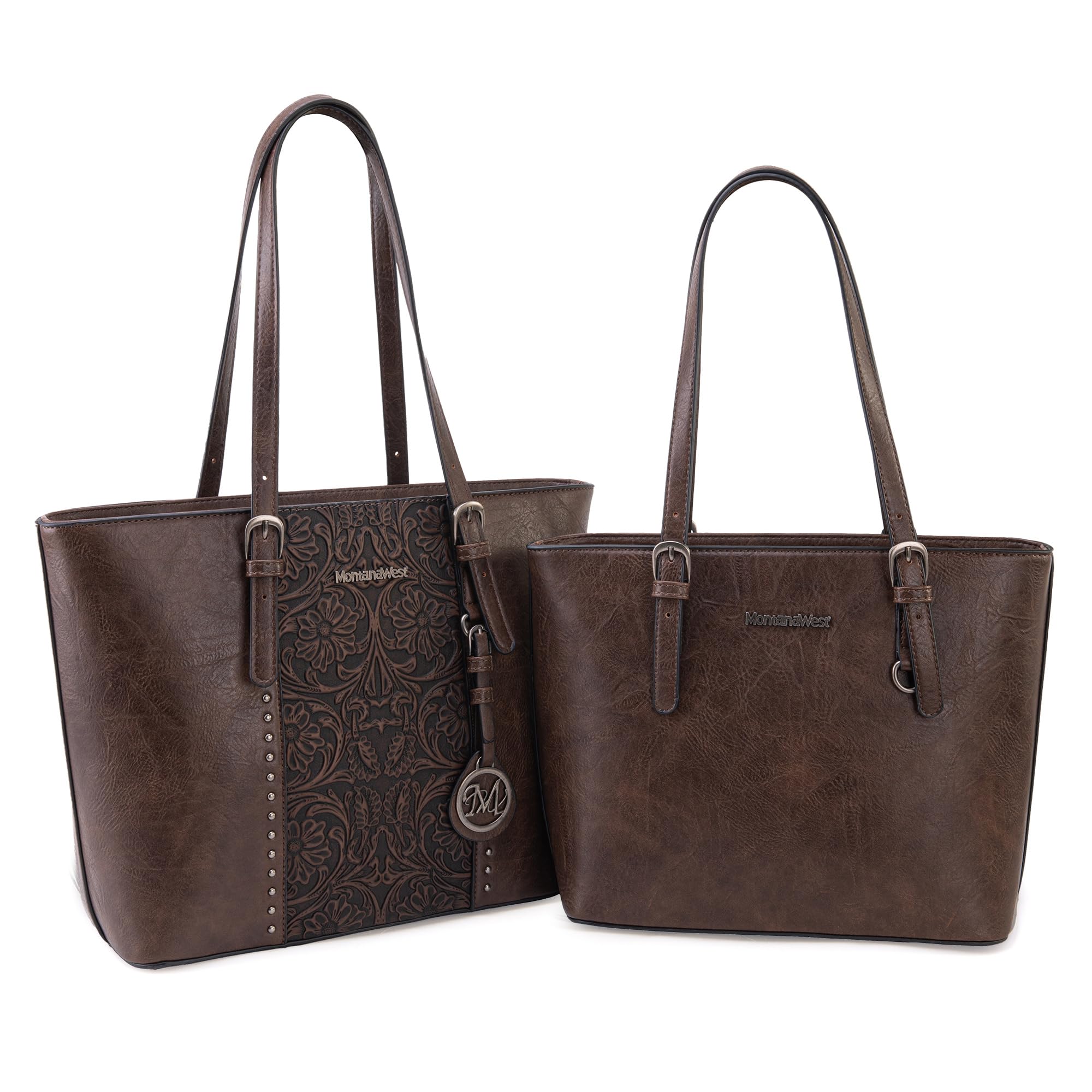 Montana West Tote Bag for Women Purse and Handbags Set Embossed Collection Purse